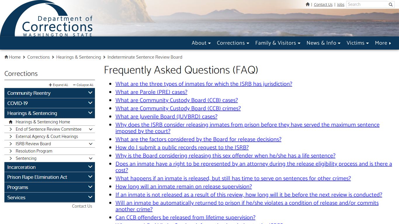 Frequently Asked Questions (FAQ) - Washington State Department of ...